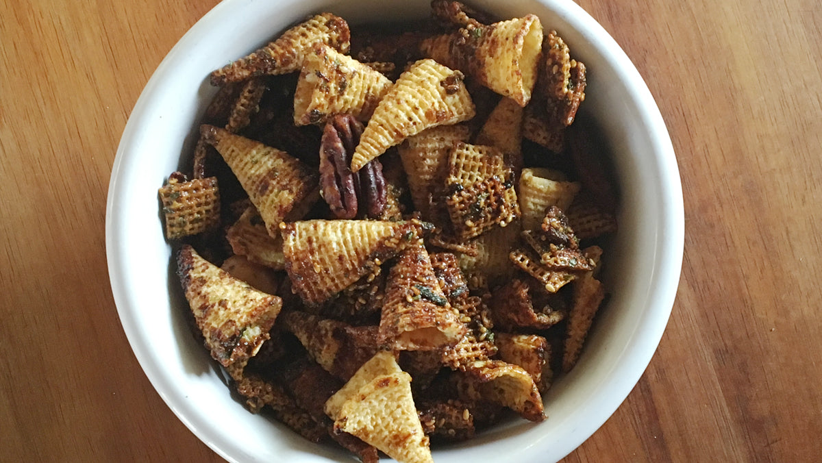 caramel chex mix with bugles