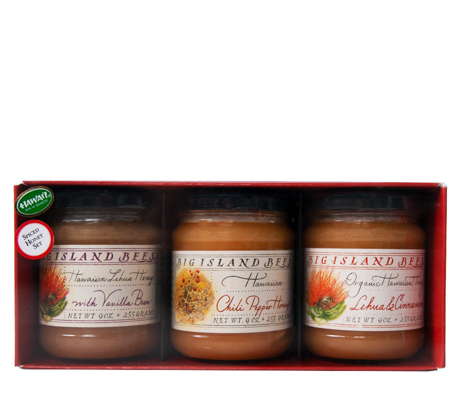 Gourmet Spiced Hawaiian Honey Gift Set – Big Island Bees