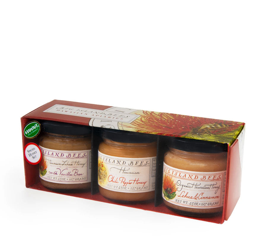 Gourmet Spiced Hawaiian Honey Gift Set – Big Island Bees