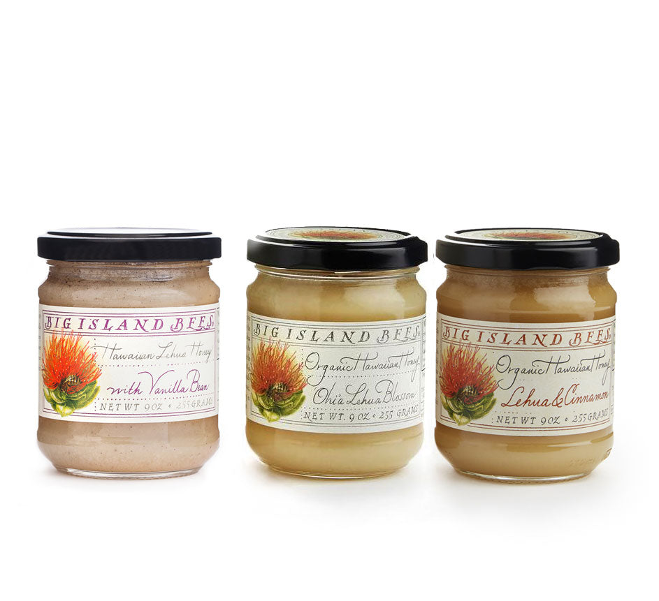 Lehua for Lovers Honey Sampler – Big Island Bees