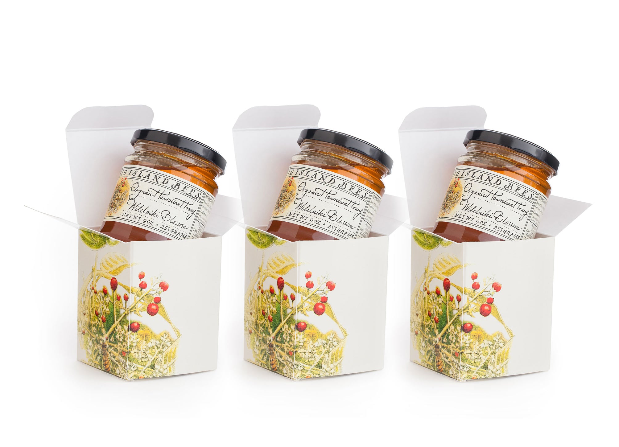 Bundle: Organic Wilelaiki Honey with Gift Boxes – Big Island Bees