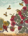 'Gathering Lehua' Giclee