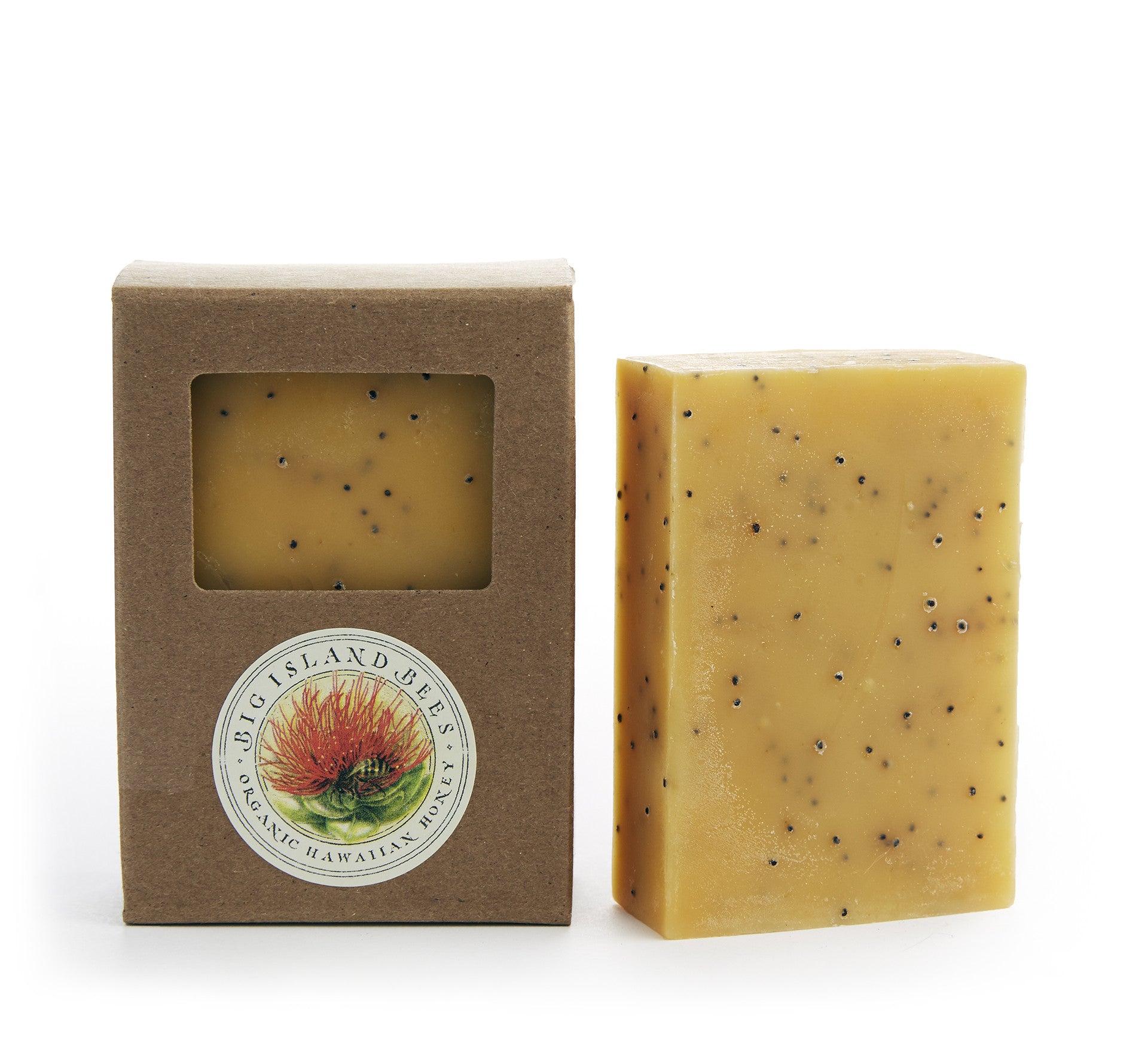 lemon poppy seed exfoliating soap