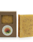 lemon poppy seed exfoliating soap