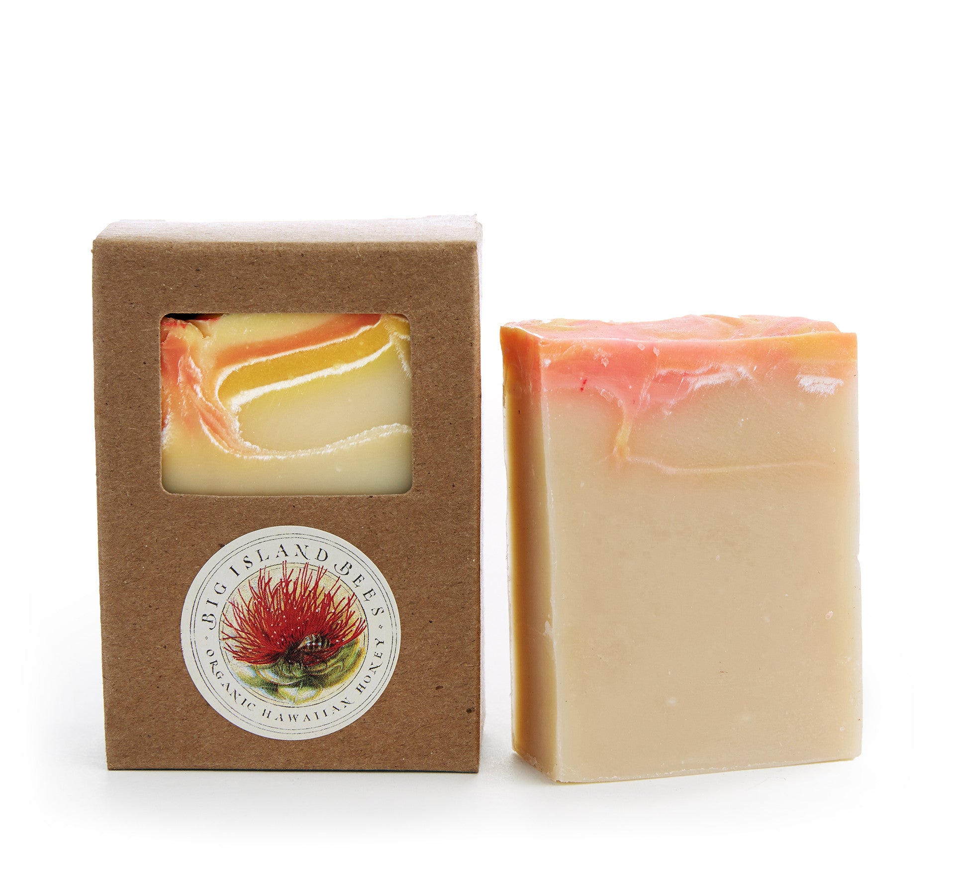 mango papaya tropical handmade soap