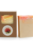 mango papaya tropical handmade soap