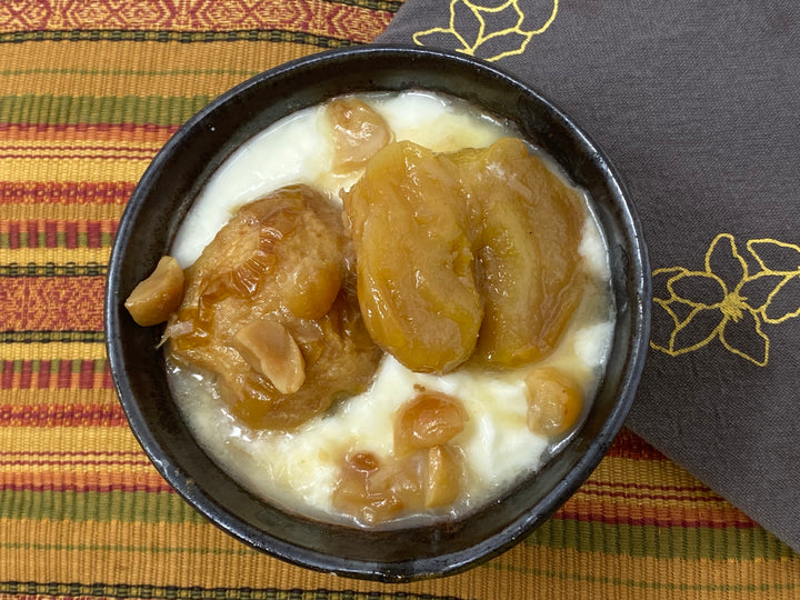 Baked Honeyed Apples with Macadamia Nuts