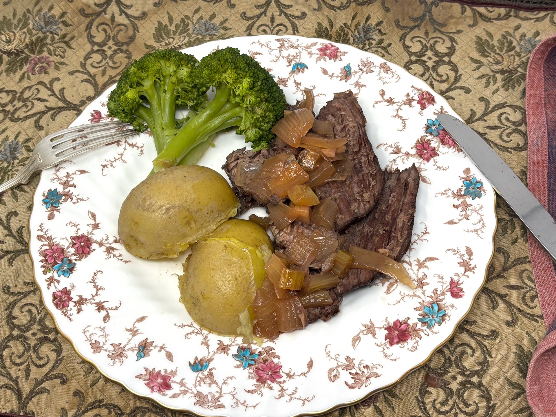 Brisket Braised in Honey and Red Wine
