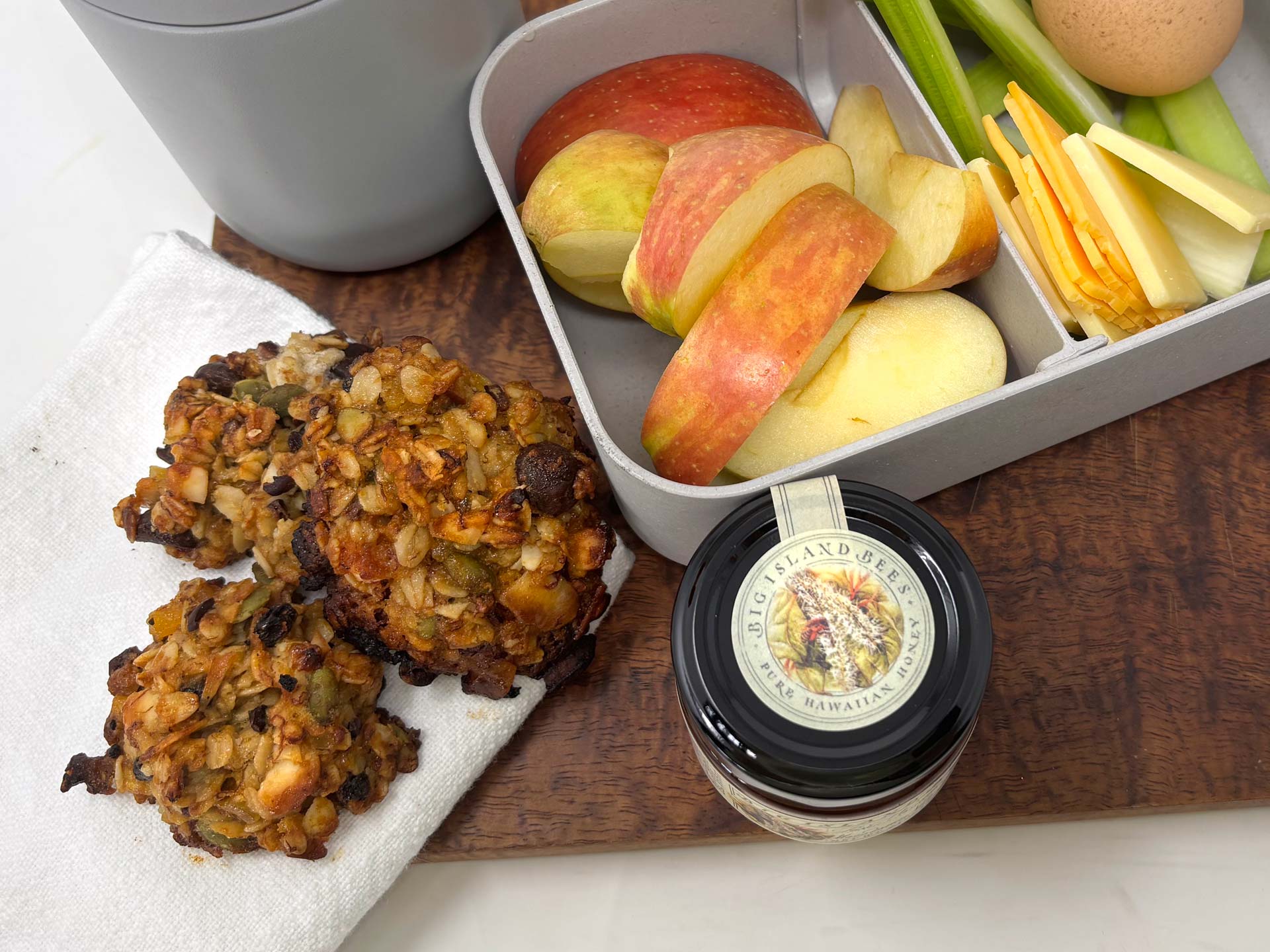 Honey-Sweetened Tropical Morning Cookies