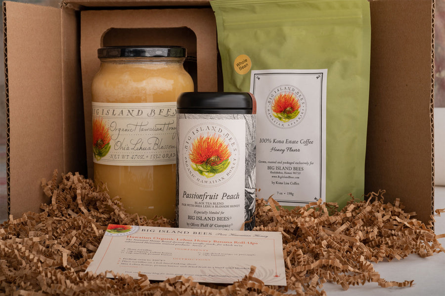 Hawaiian Honey, Tea, and Coffee Gift Set