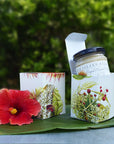 single honey jar decorative illustrated gift box