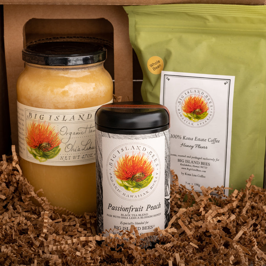 Hawaiian Honey, Tea, and Coffee Gift Set