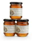 three 9 oz jars of big island macadamia nut blossom honey